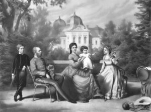 La famiglia imperiale a Göddollo (1870)