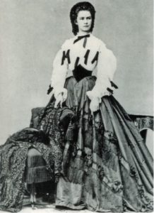 L'imperatrice Elisabetta fotografata nel 1862