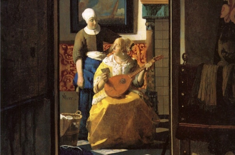 Vermeer e “La Lettera d’Amore” rubata