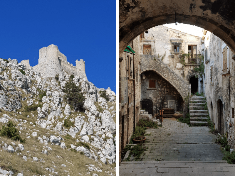 Il castello di Rocca Calascio e il borgo di Santo Stefano di Sessanio